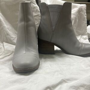 Toms Grey Ankle Boots Size 6